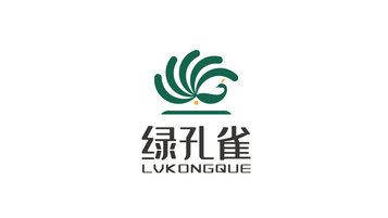 绿孔雀家具类LOGO设计