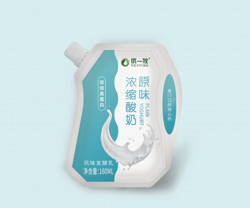 冠县优牧乳业系列包装合集图1