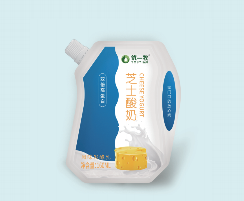 冠县优牧乳业系列包装合集图5