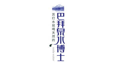 巴拜泉水博士科技類LOGO設計