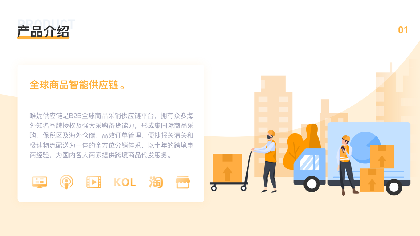 唯妮供应链 app设计图1