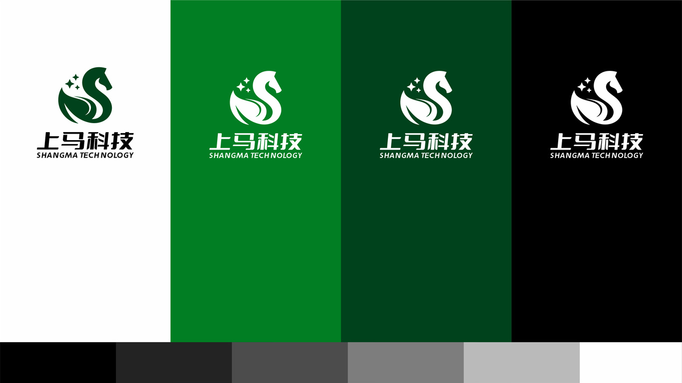 上馬科技科技類LOGO設(shè)計(jì)中標(biāo)圖1