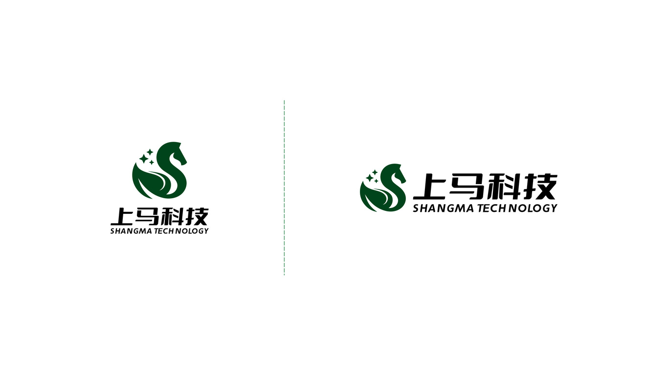 上馬科技科技類LOGO設(shè)計(jì)中標(biāo)圖2