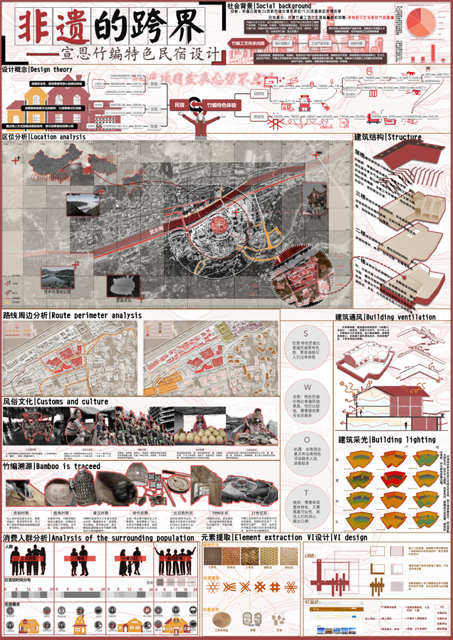 非遗的跨界——宣恩竹编特色民宿设计图0