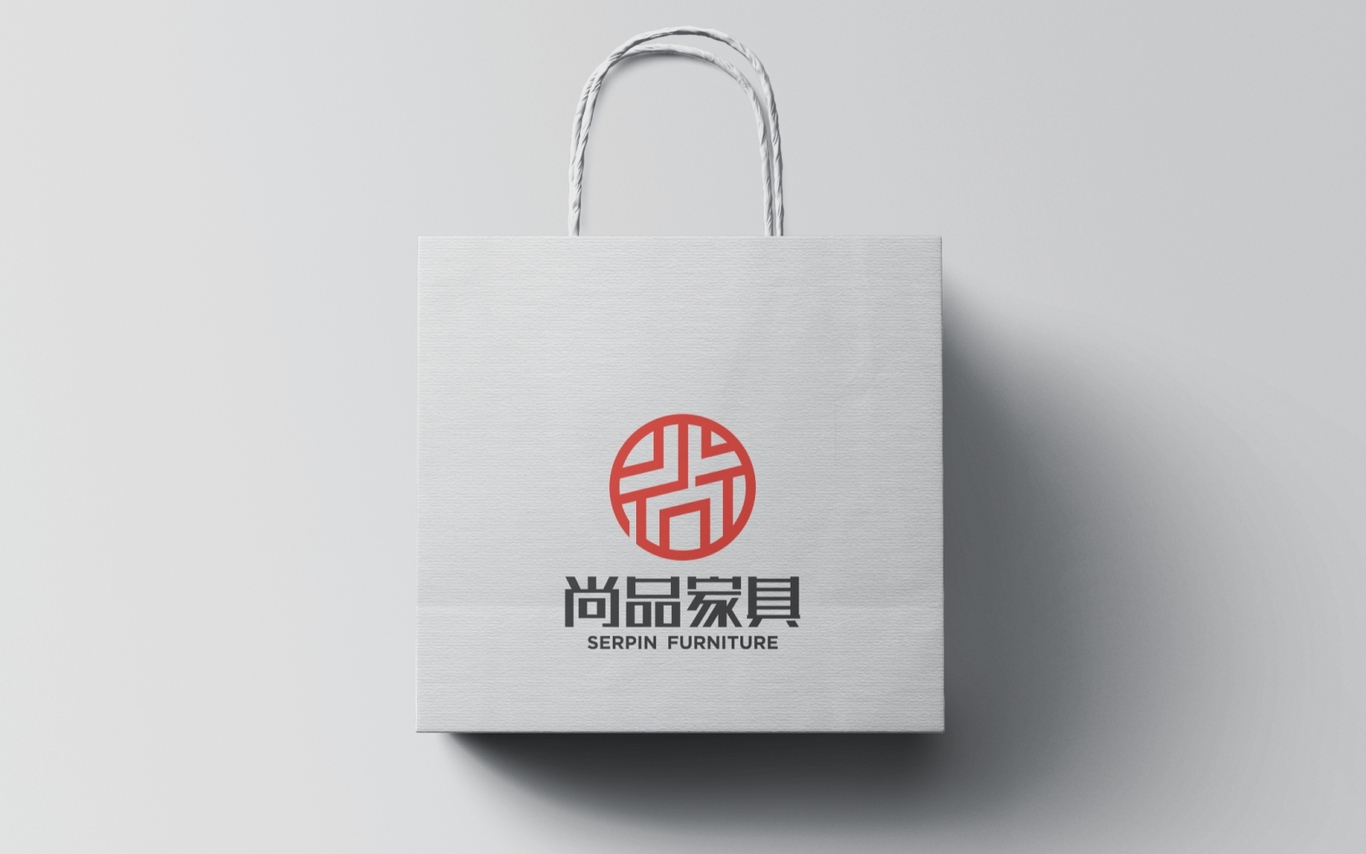 尚品中式家具logo設計圖7