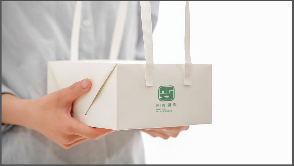 茗润四季礼品品牌LOGO设计中标图2