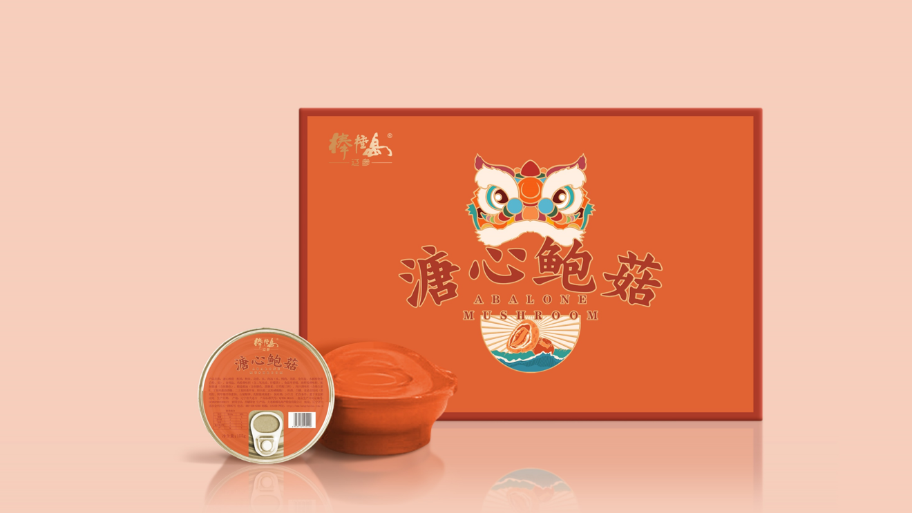 棒棰岛溏心鲍菇包装设计（线上）图7