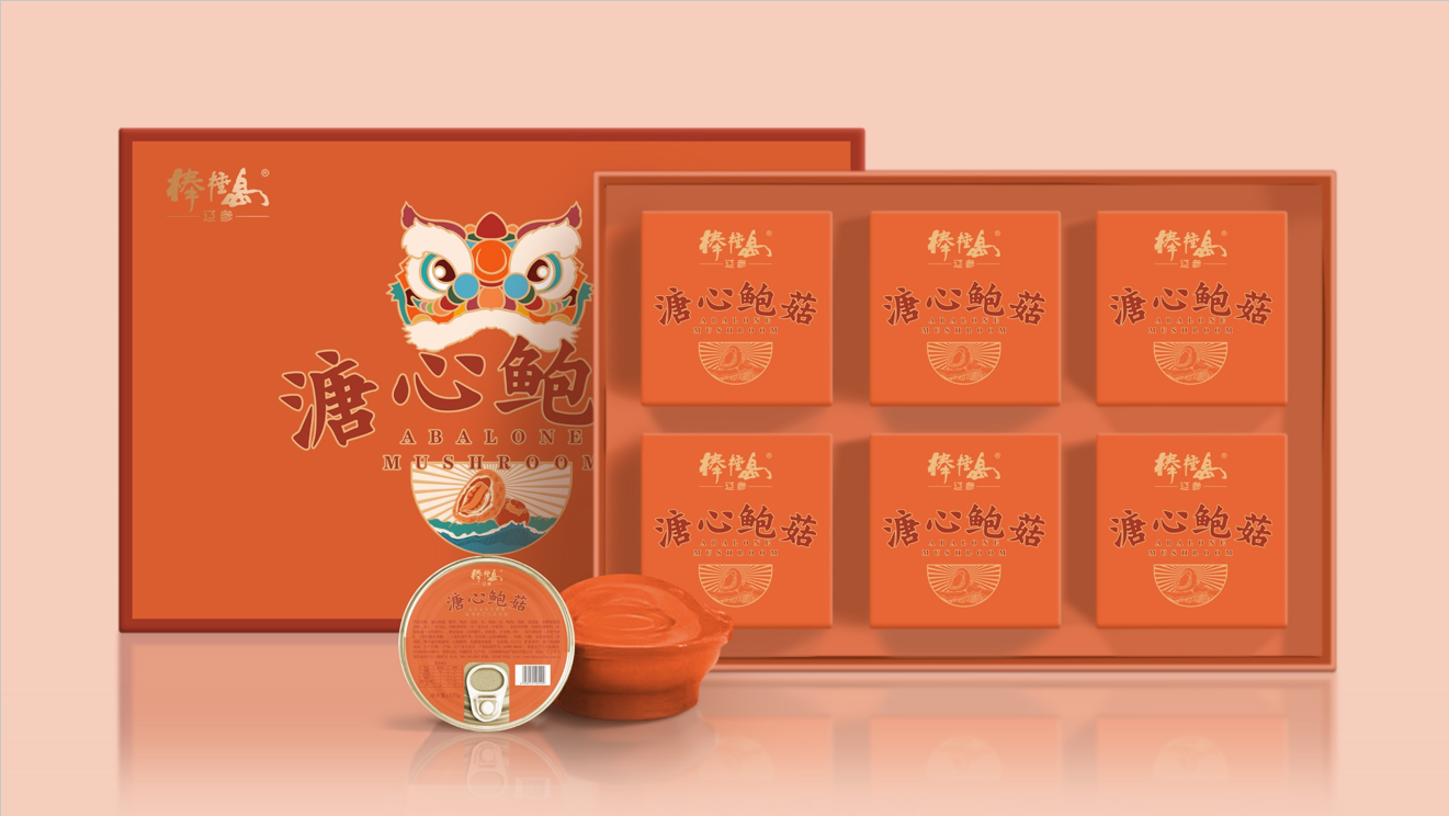 棒棰岛溏心鲍菇包装设计（线上）图8