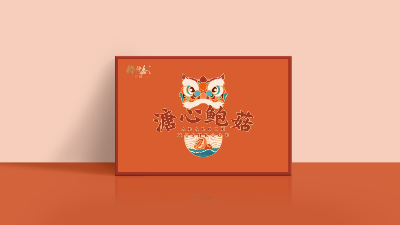 棒棰岛溏心鲍菇包装设计（线上）图2