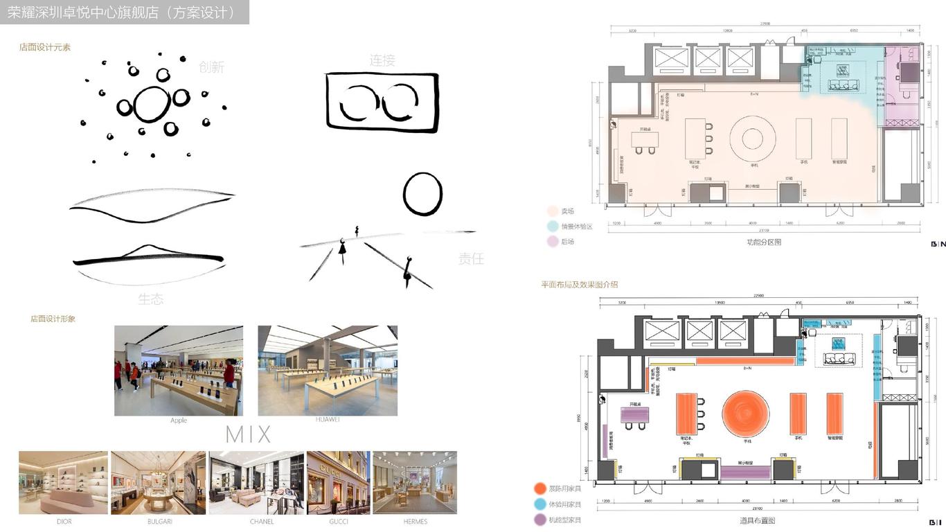 深圳荣耀旗舰店设计图0