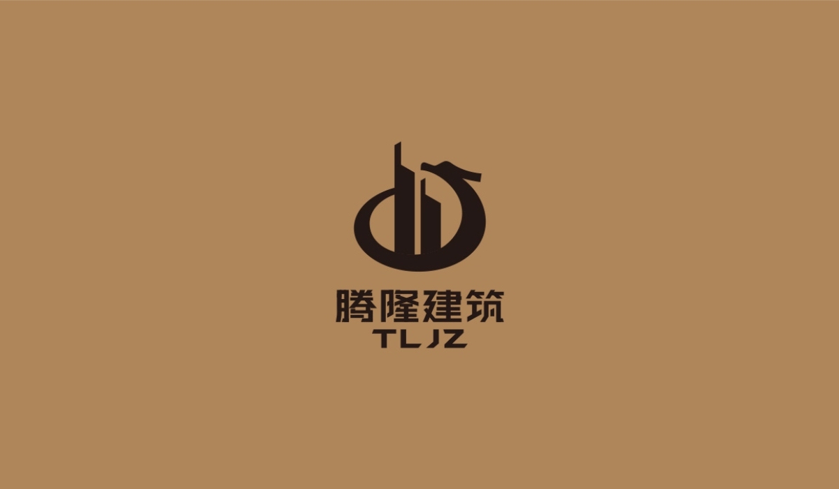 TLJZ建筑公司logo設(shè)計(jì)圖1