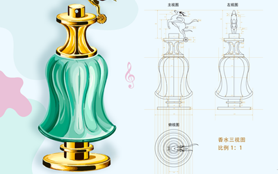 安娜苏香水瓶形设计