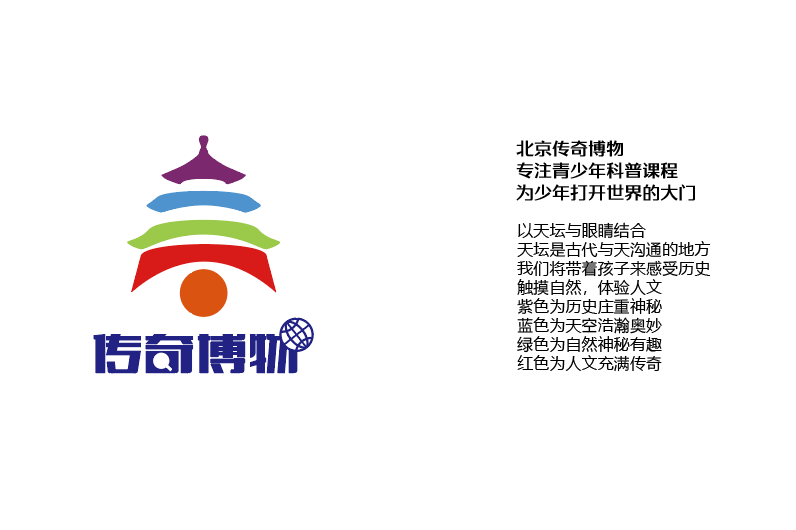 傳奇博物少年科普教育類(lèi)logo設(shè)計(jì)圖0