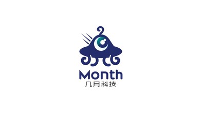 几月科技 Month户外科技类LOGO设计