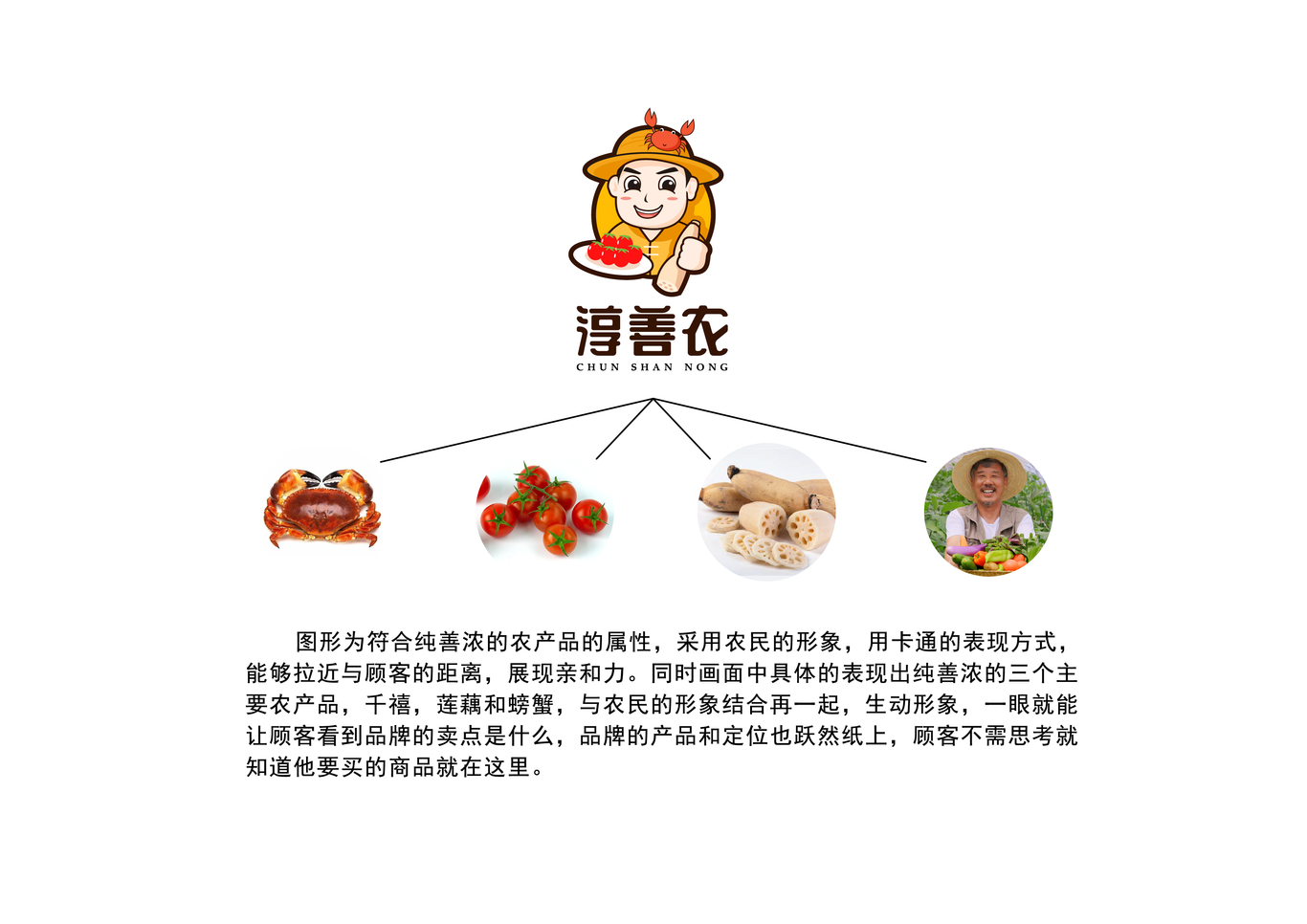 淳善農(nóng)農(nóng)產(chǎn)品logo設(shè)計圖1