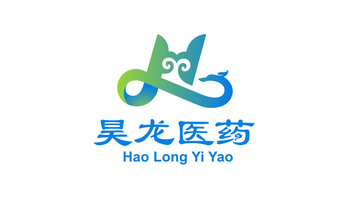 昊龍醫(yī)藥品牌LOGO設(shè)計(jì)