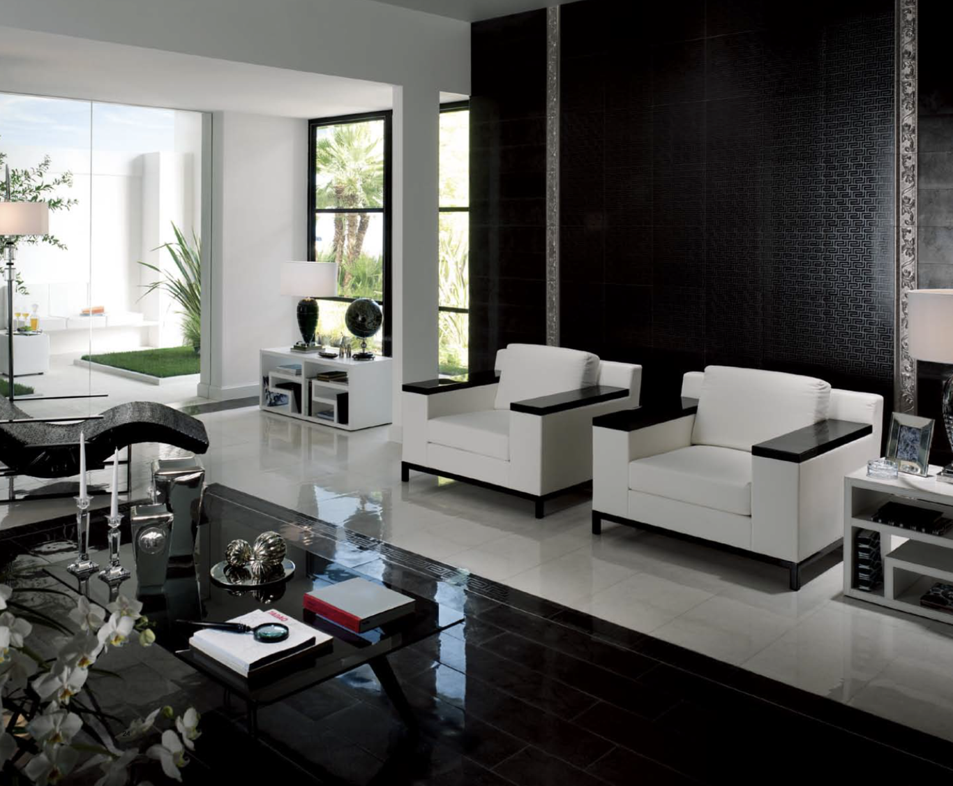 Versace HomePalace Lving Gold系列样板房效果图图2