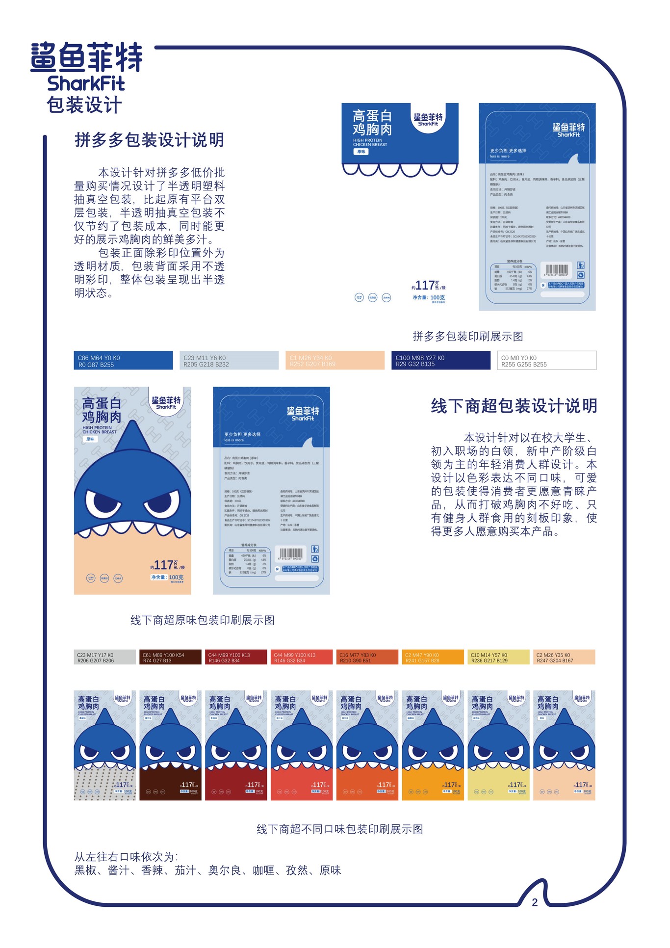 16屆大學生好創(chuàng)意設(shè)計大賽國家二等獎作品——鯊魚菲特不同消費渠道包裝設(shè)計圖1