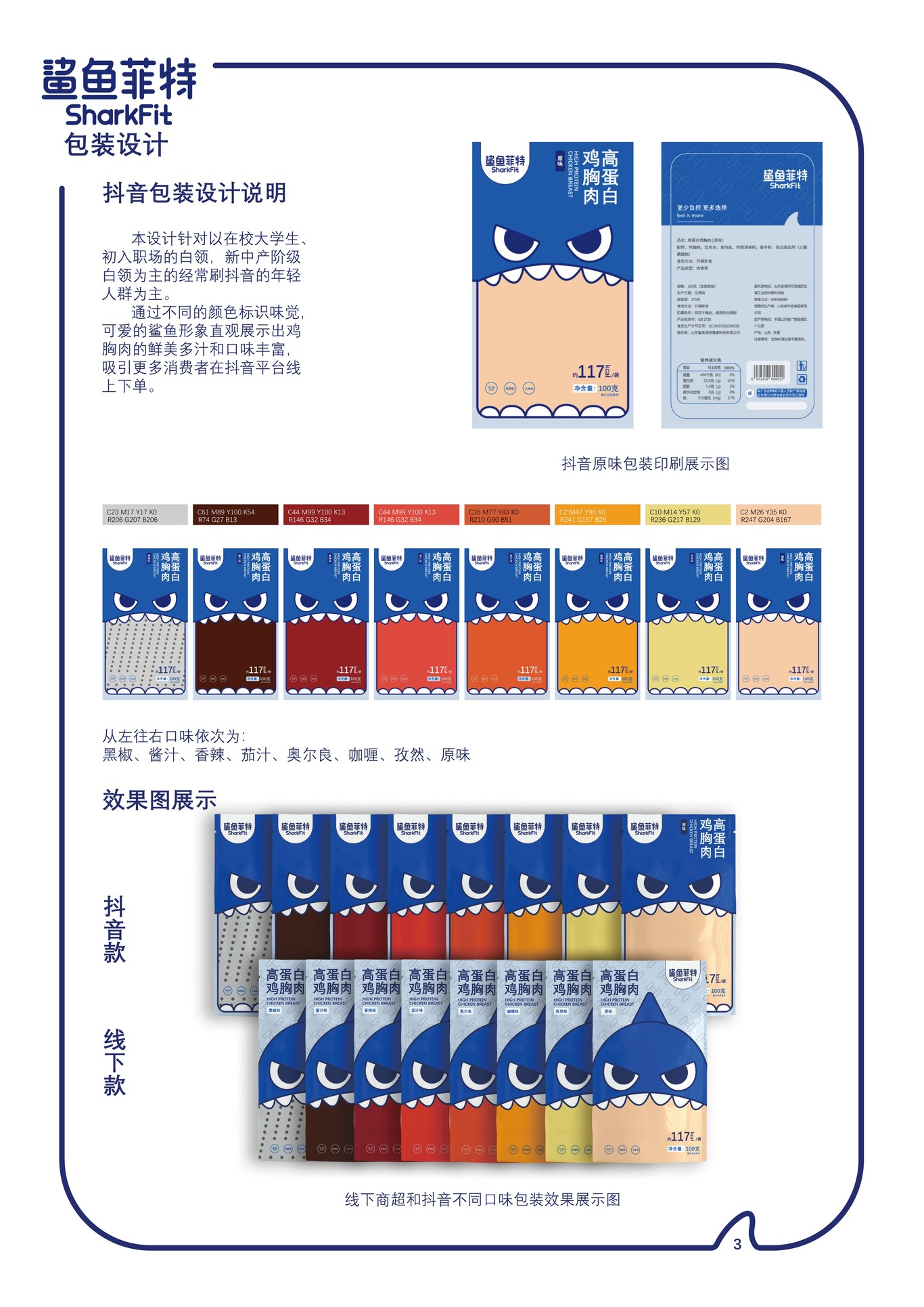 16屆大學生好創(chuàng)意設計大賽國家二等獎作品——鯊魚菲特不同消費渠道包裝設計圖2