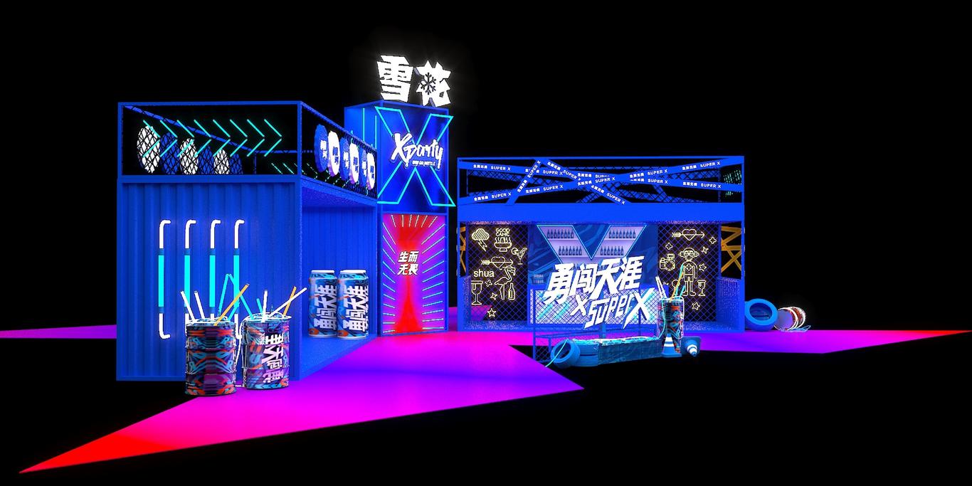 某品牌麗江快閃店3D效果圖圖0