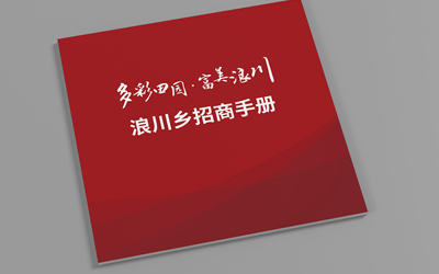 浪川乡招商手册设计