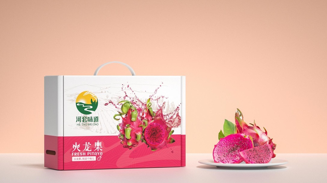 火龍果水果食品包裝包裝設計案例圖4