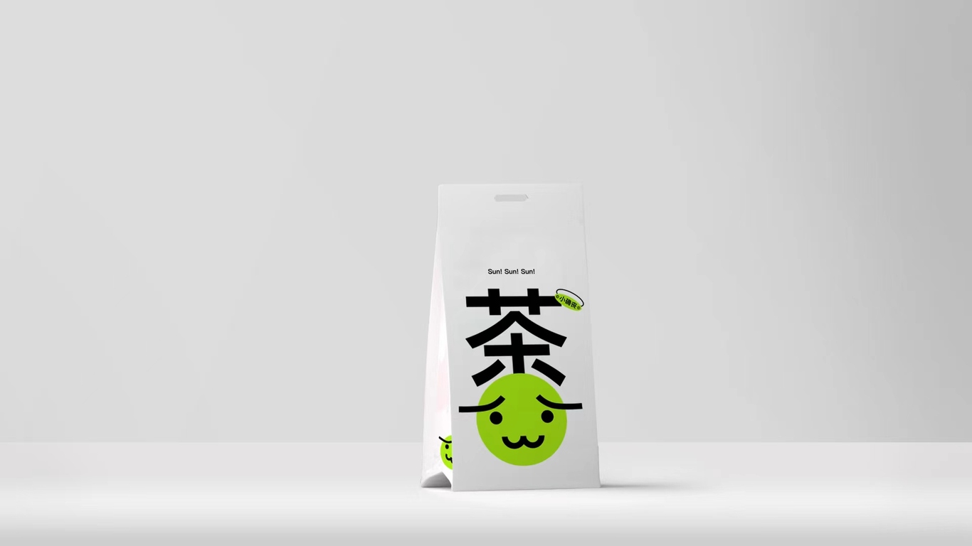 小確喪茶飲品牌圖形/包裝設計圖0
