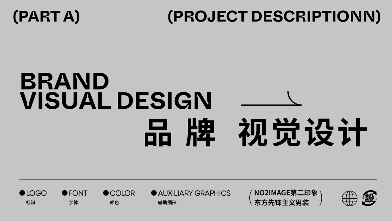 NO2IMAGE第二印象男裝品牌視覺形象設計圖0