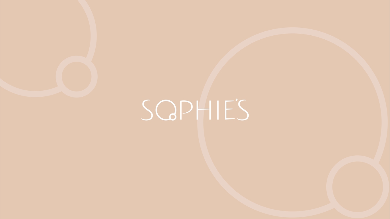 sophie's?護(hù)膚品LOGO及包裝設(shè)計(jì)圖1