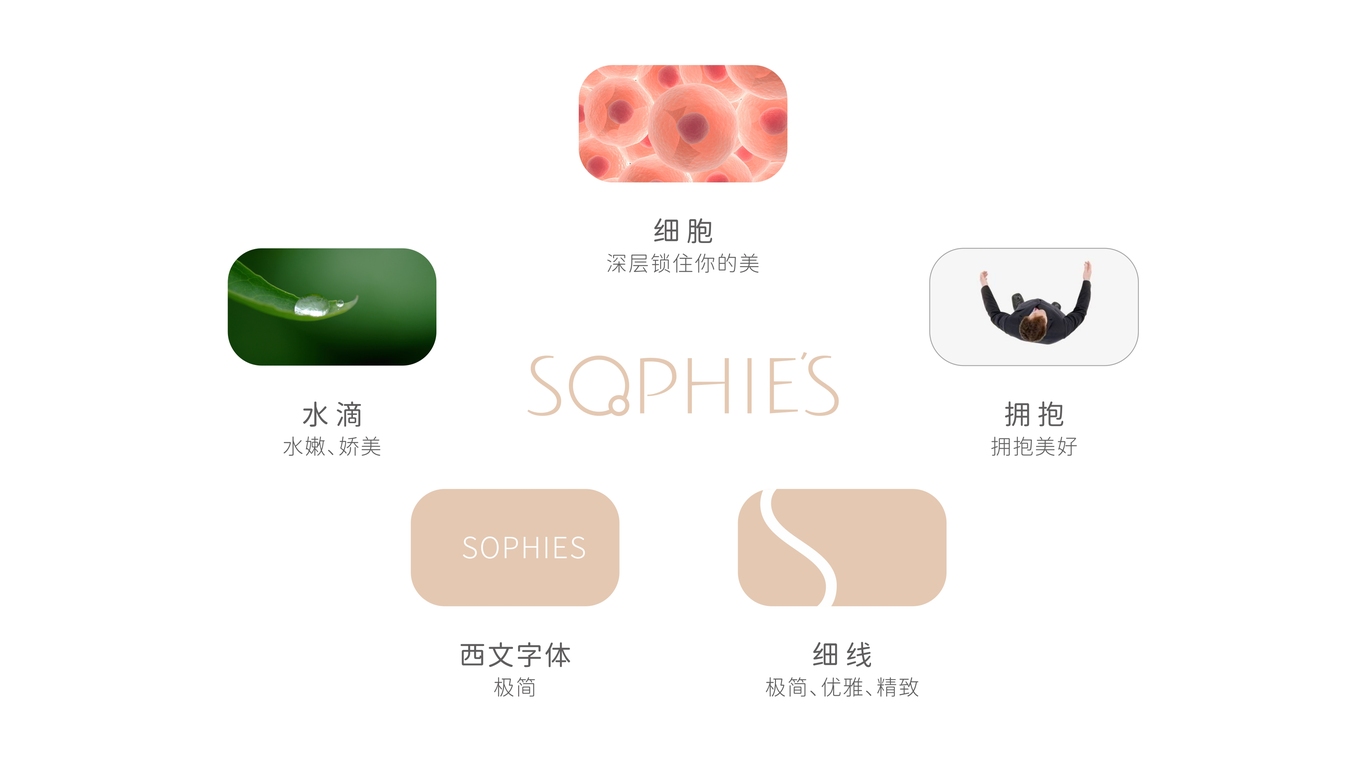 sophie's?護膚品LOGO及包裝設(shè)計圖3