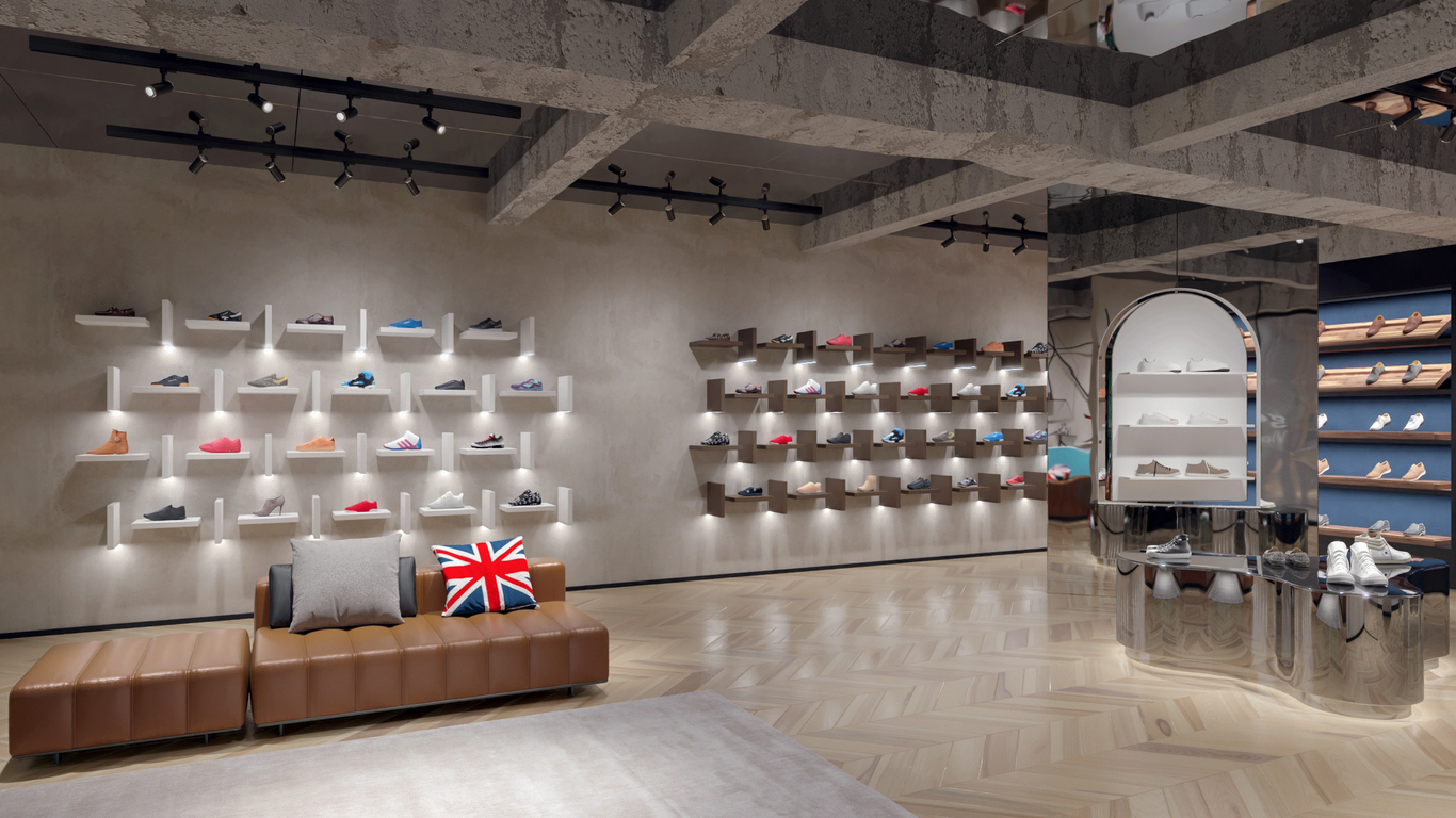 Clarks概念鞋店提案图3