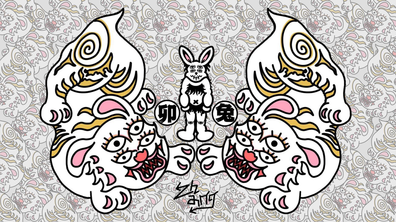 四眼兔吉祥物图3
