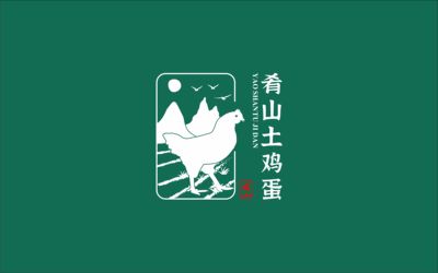 肴山土雞蛋l(fā)ogo設(shè)計