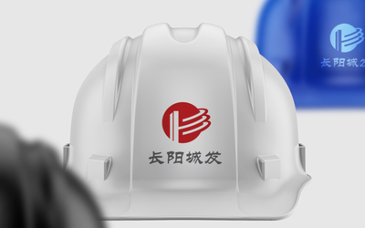 城建城控logo-长阳城投品牌标识设计...