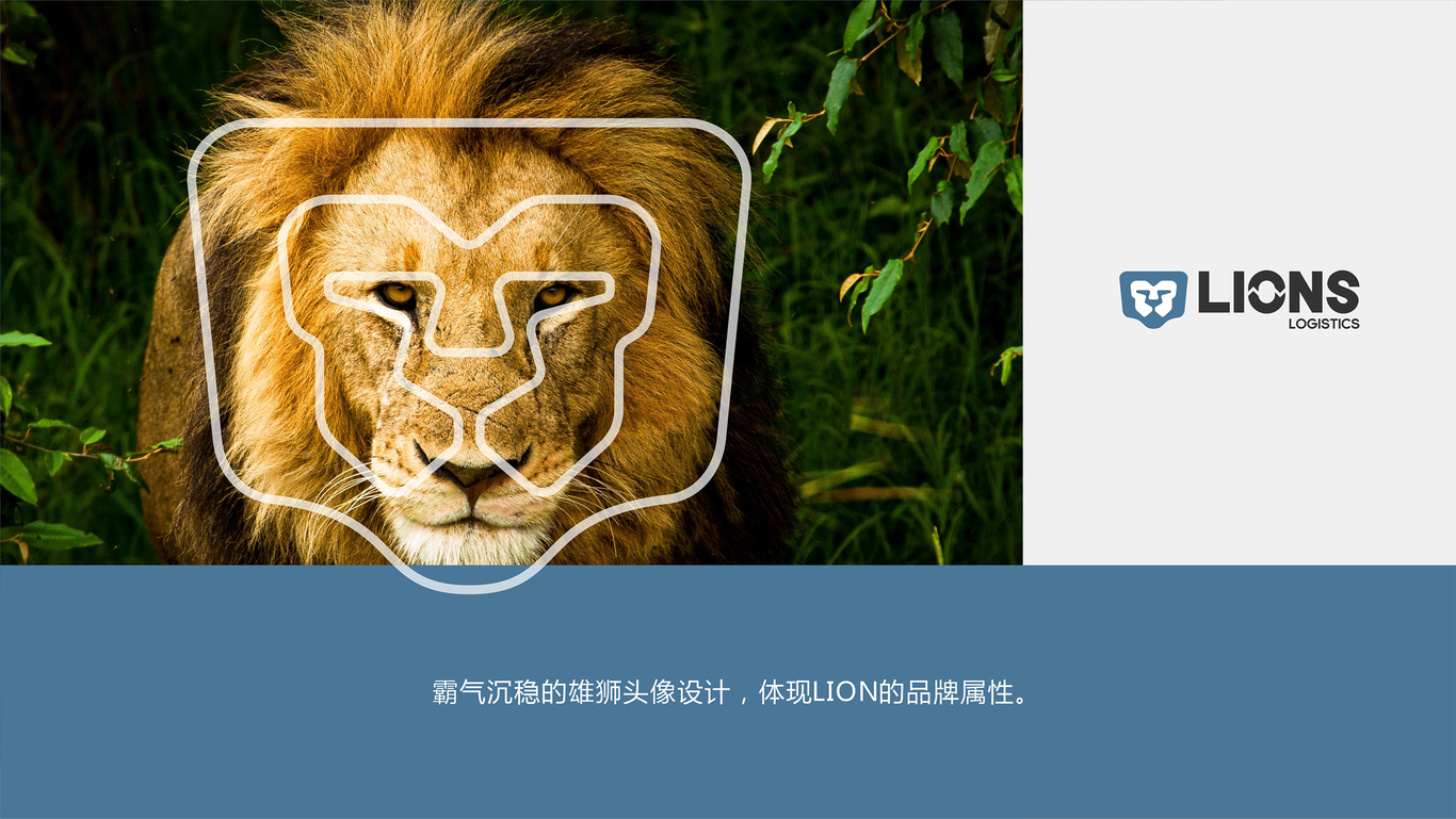 LIONS國際物流logo設(shè)計圖3