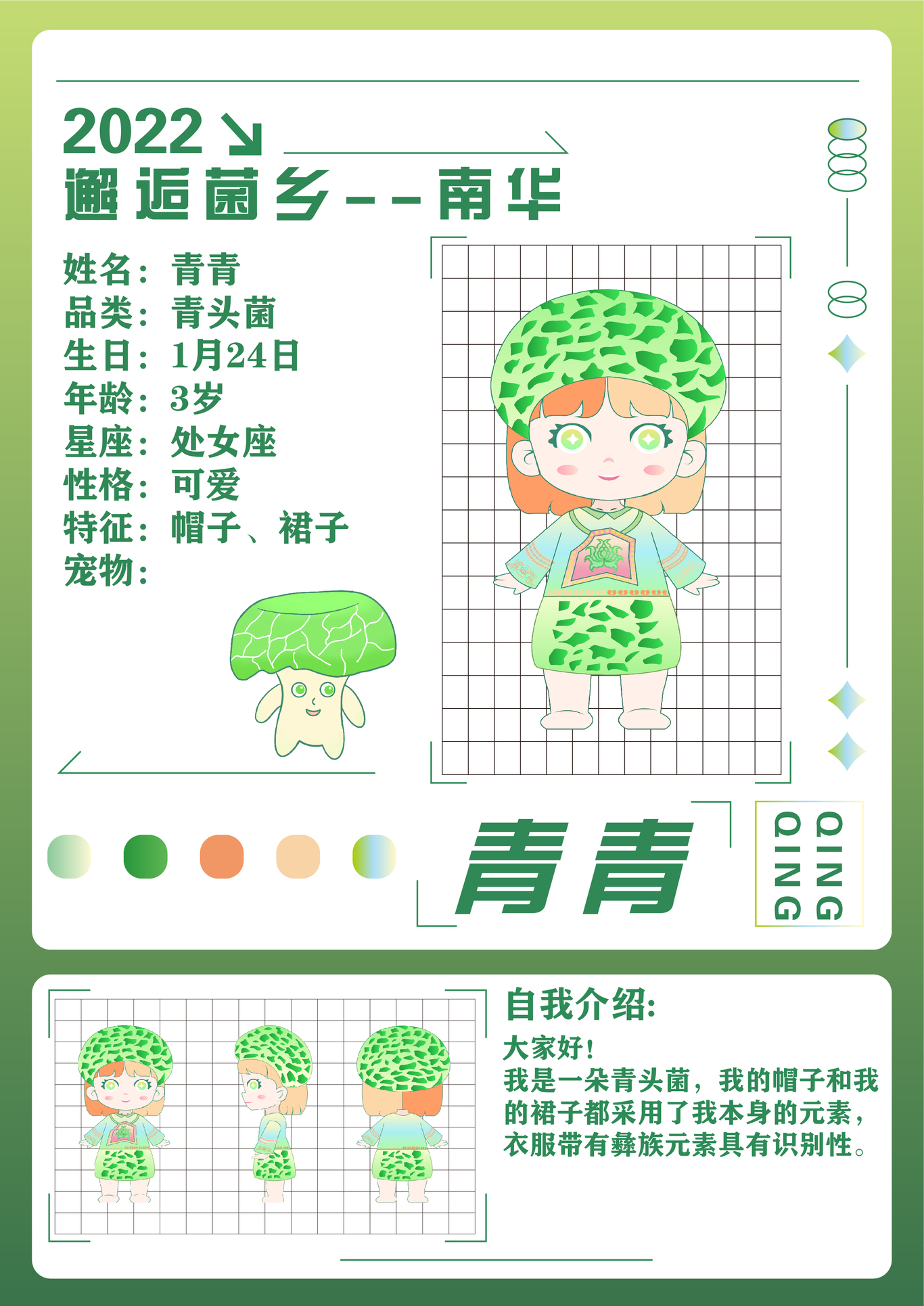 野生菌文创IP海报图1