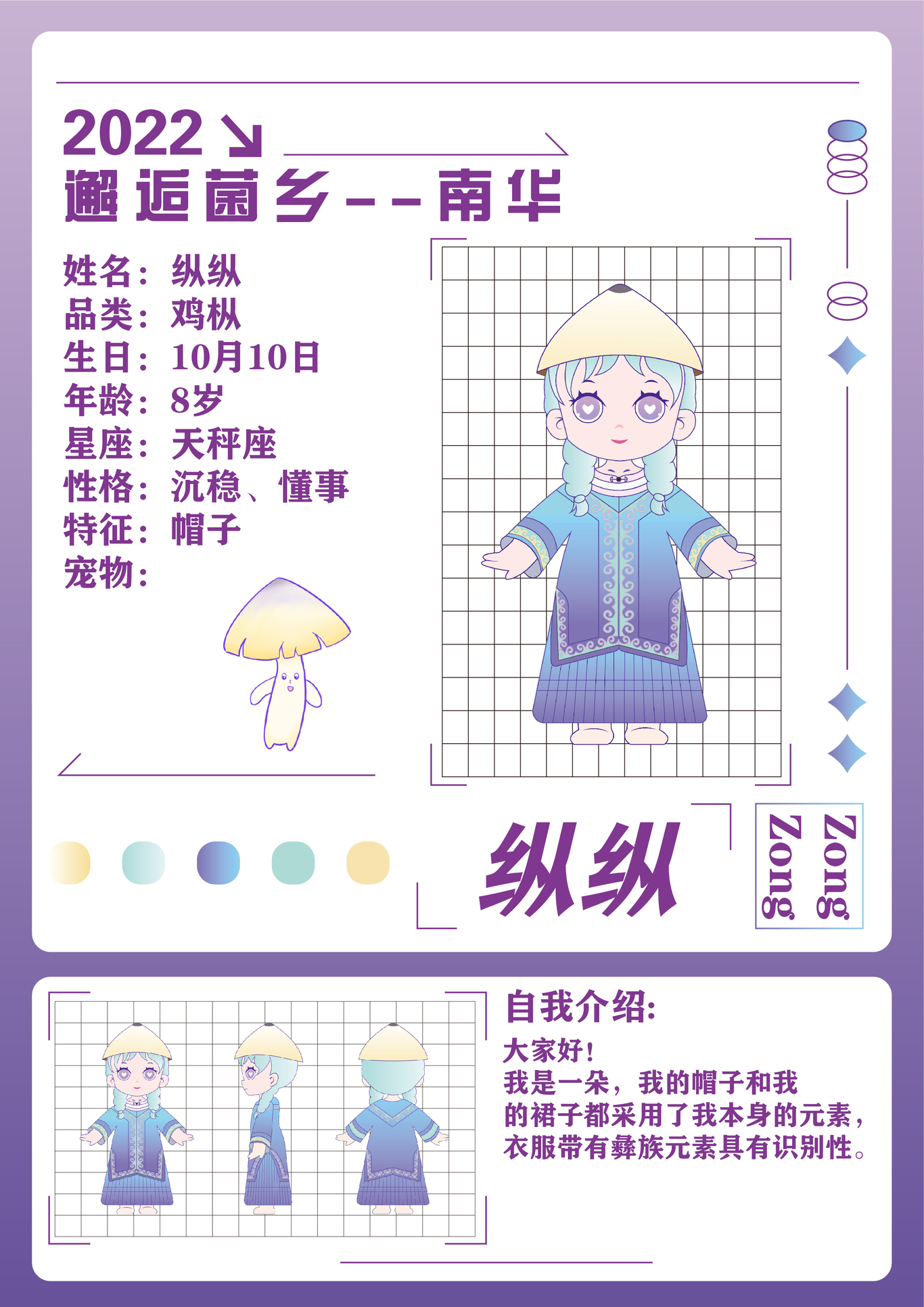 野生菌文创IP海报图0