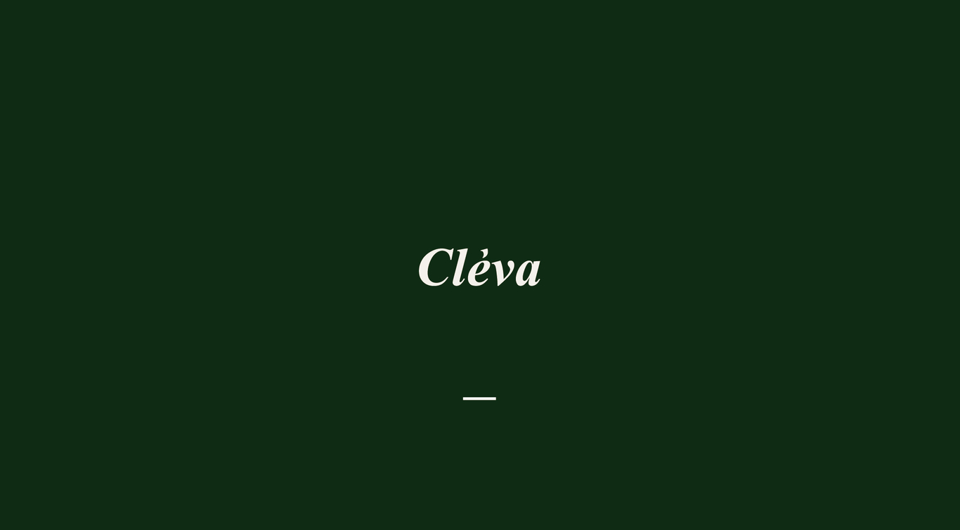 cleva logo及面膜包裝設計圖0