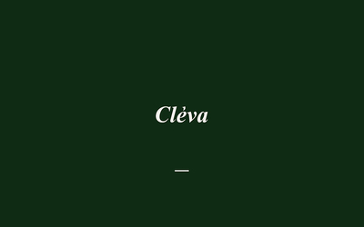 cleva logo及面膜包装设计