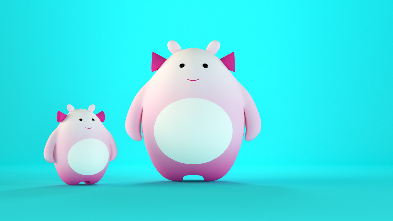 小怪兽卡通IP形象设计图0