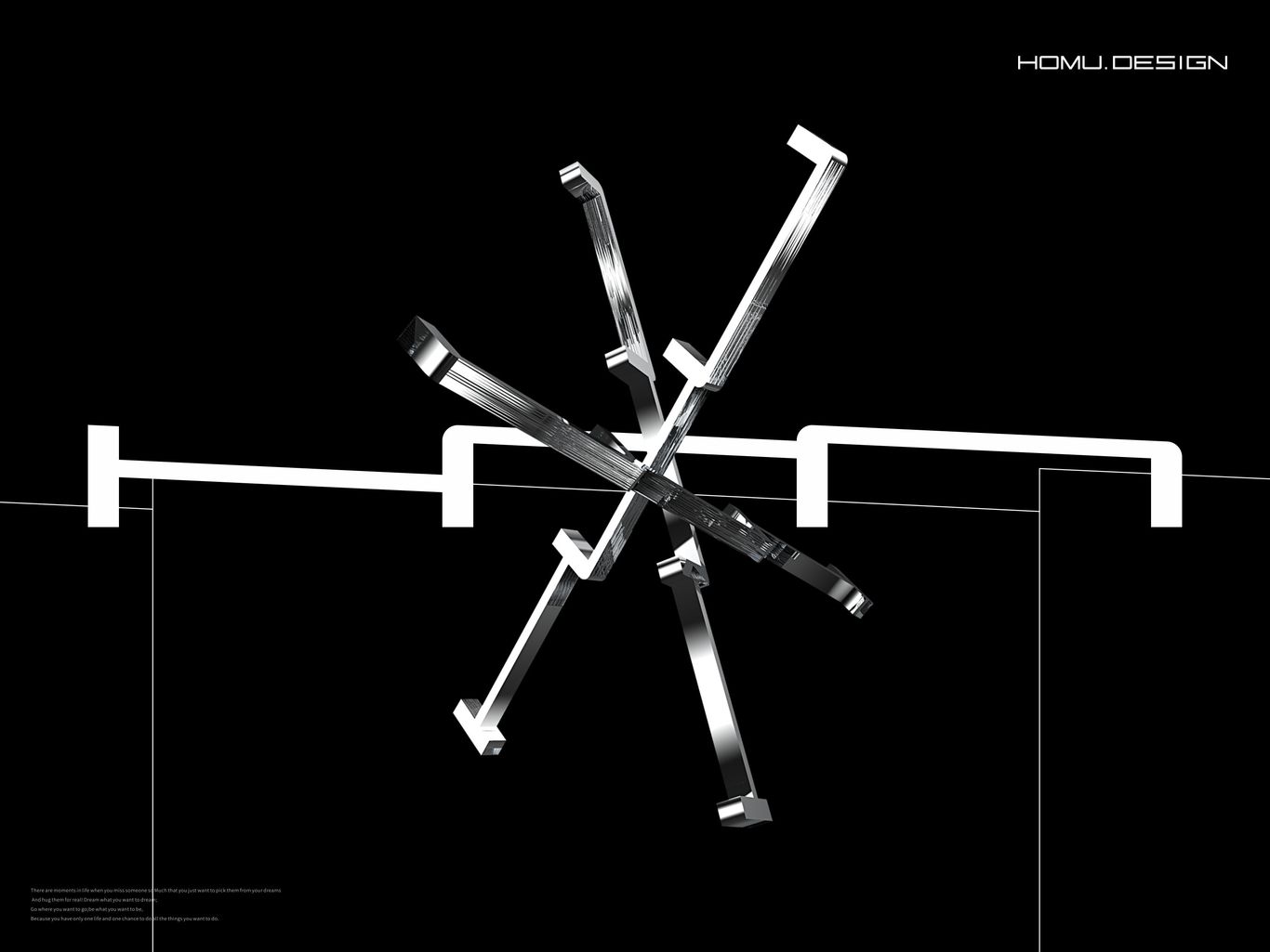 HOMU室內(nèi)空間設計公司品牌形象VI圖13