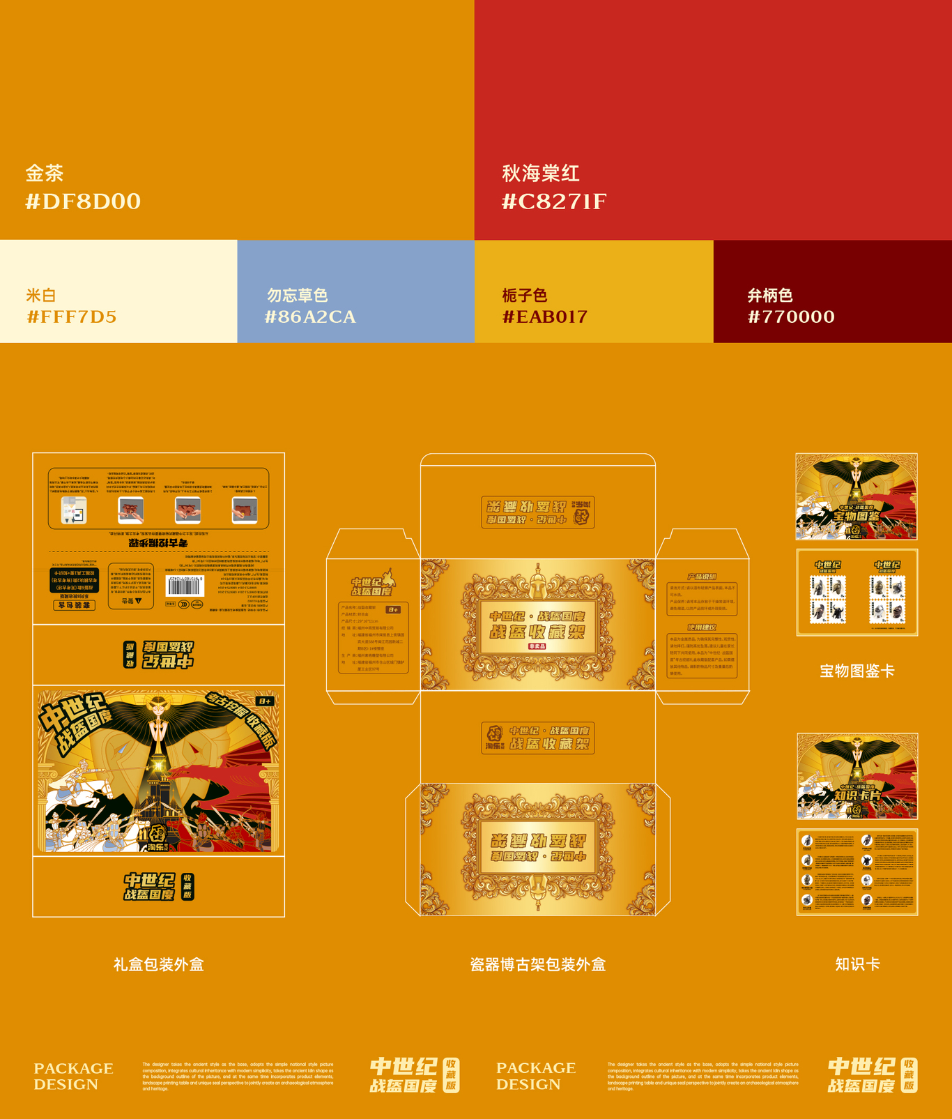 中世纪战盔国度|礼盒包装设计图2