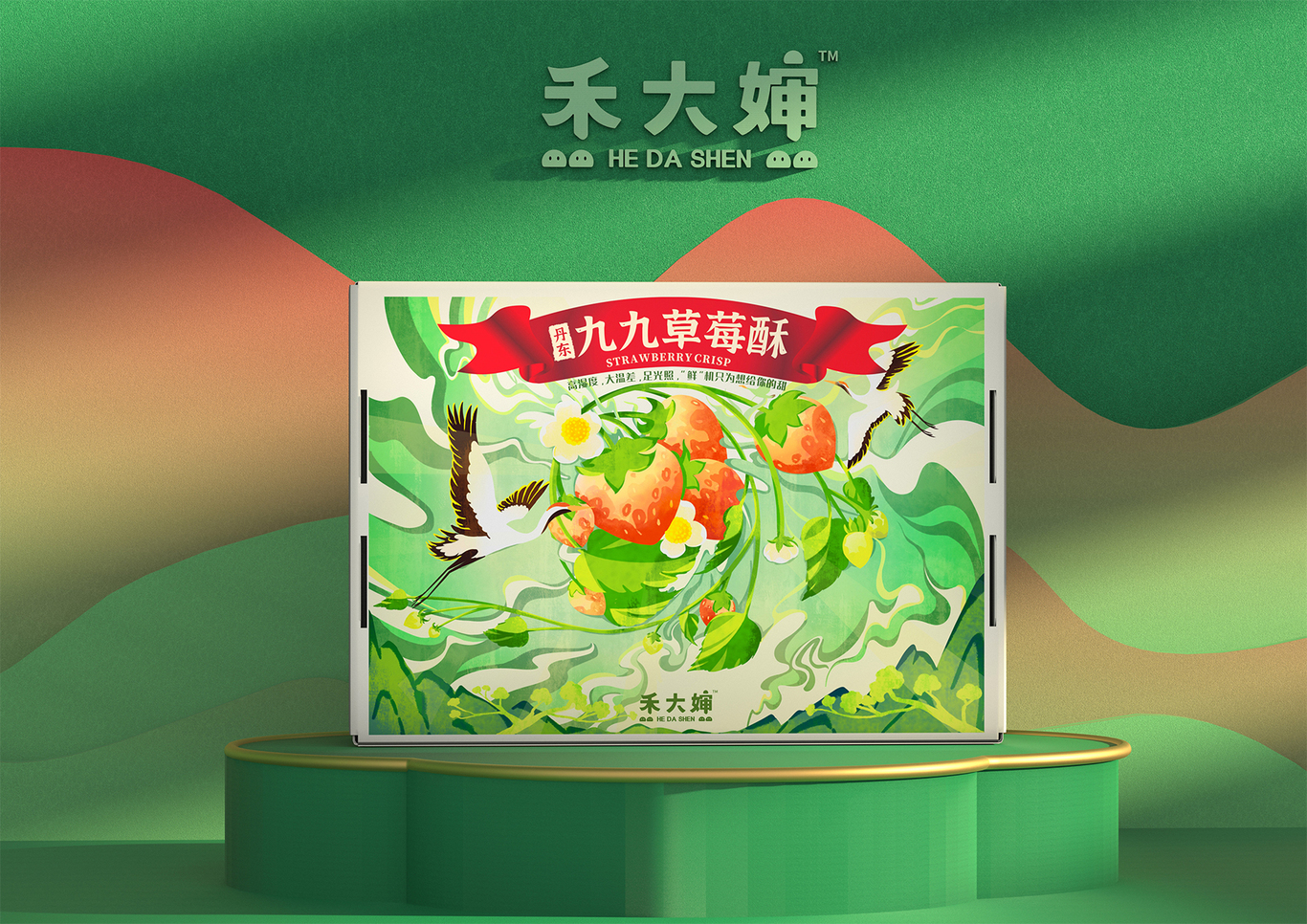 包装设计合集3-快消/大米/草莓/瓷器-五藏者品牌图4