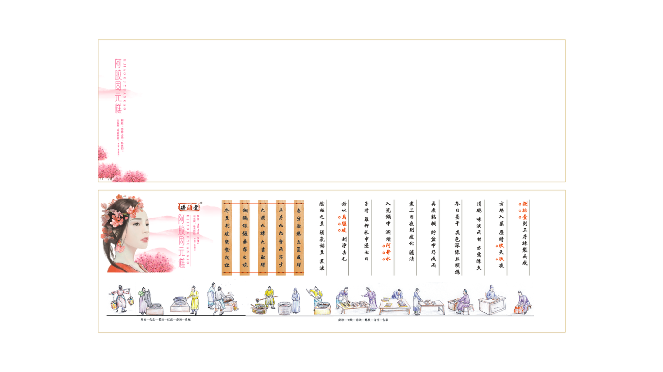 阿膠固元膏包裝設(shè)計(jì)圖2