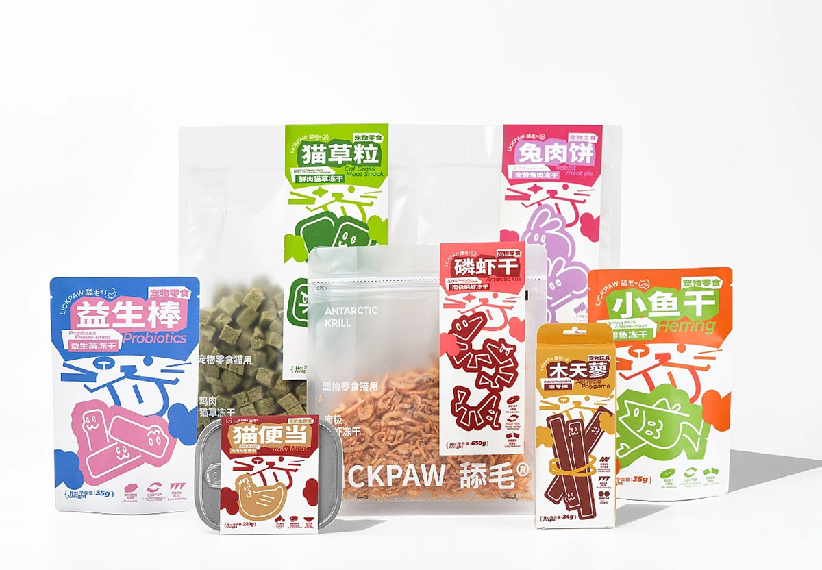 年輕活力！寵物食品包裝設計圖3