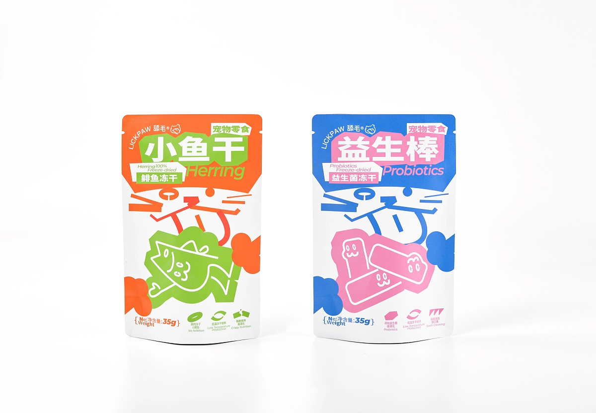 年輕活力！寵物食品包裝設計圖4