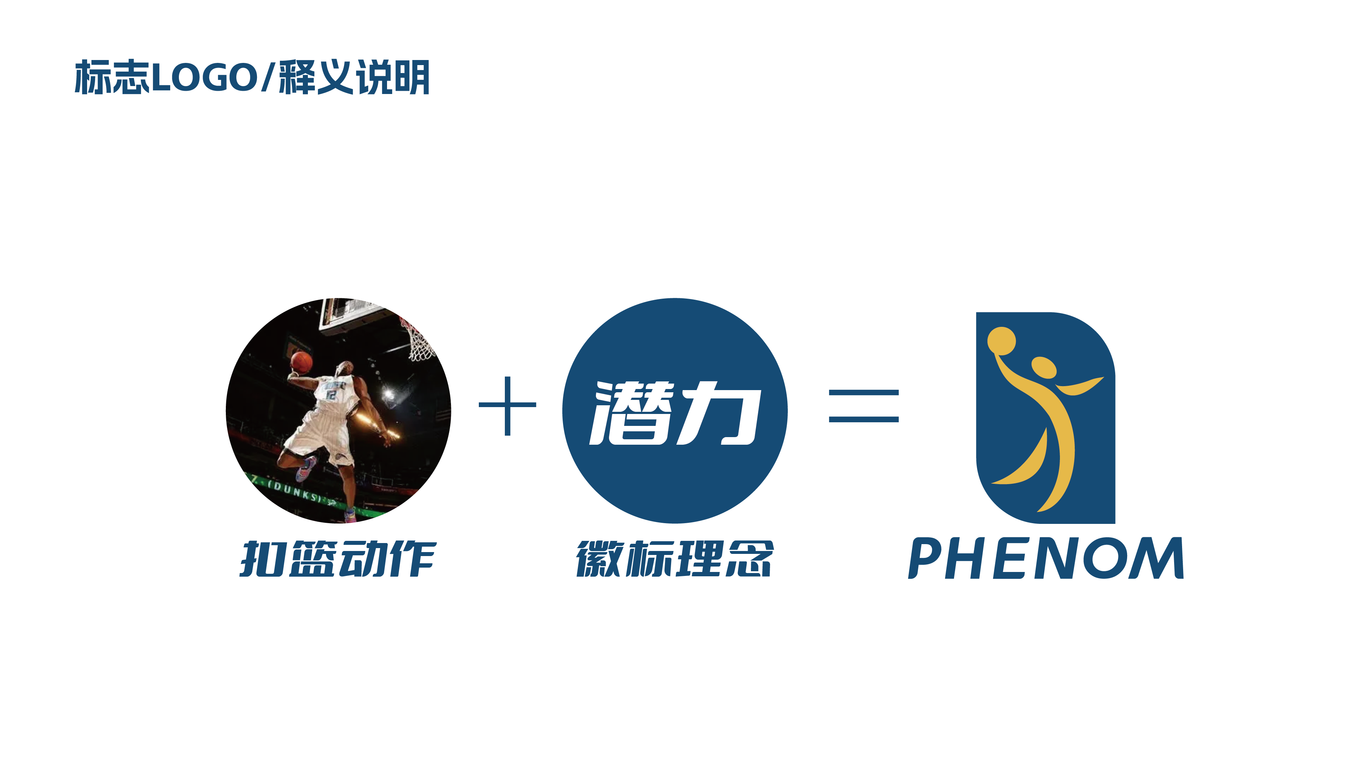 PHENOM籃球?qū)W院 LOGO設(shè)計提案四圖1