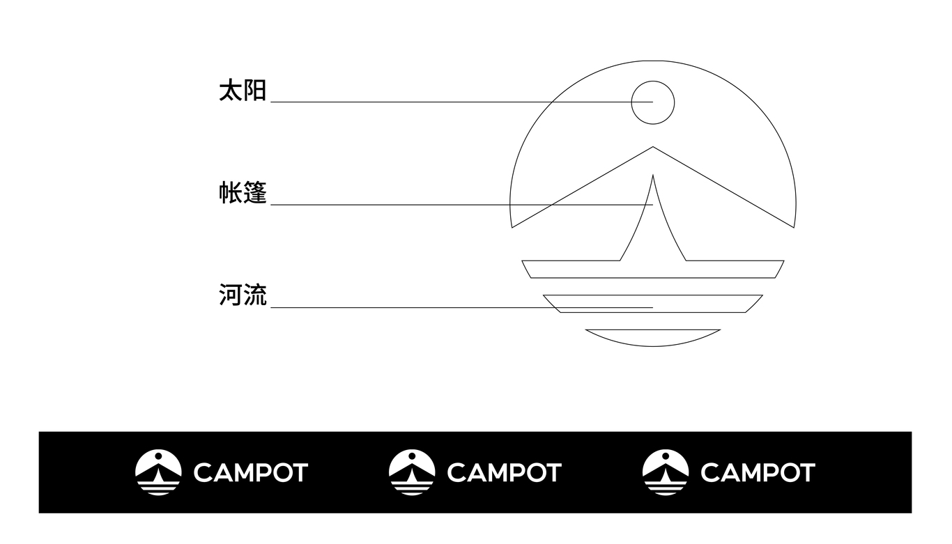 campot戶外露營logo設(shè)計圖2