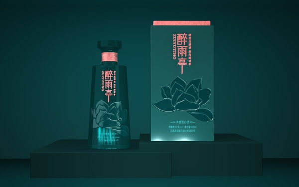醉雨亭白酒包裝設計