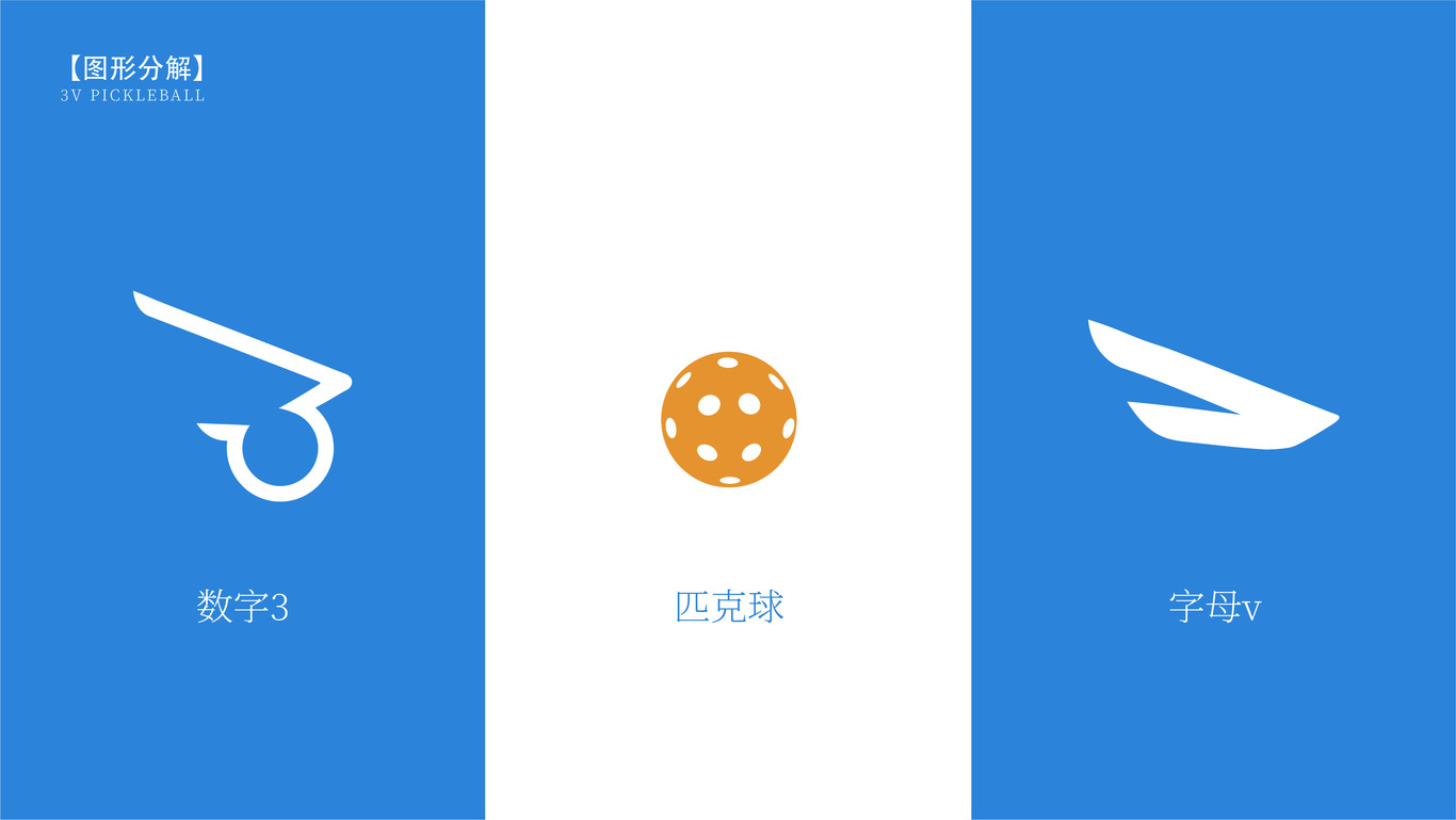 3v匹克球拍图1